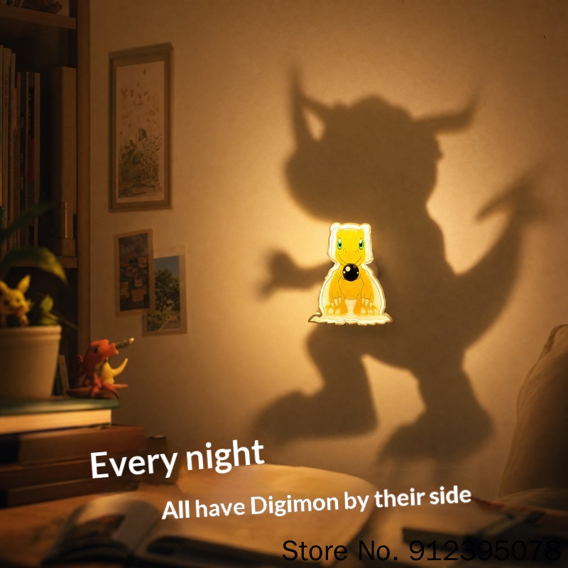 Home Cinema Lighting - New Digital Monsters Anime Agumon Wall