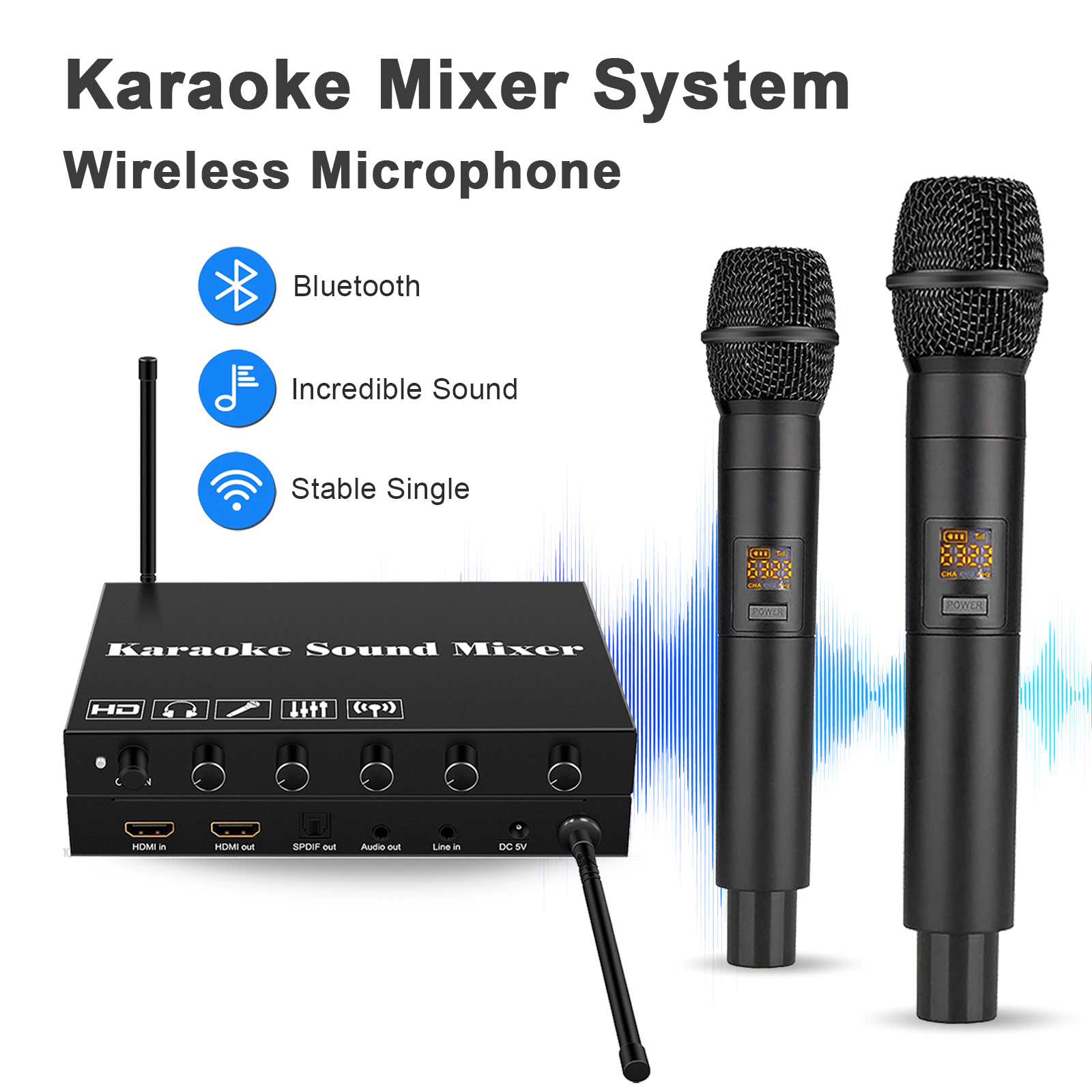 Home Cinema Marantz - HDMI Karaoke Player Mixer Home Theater
