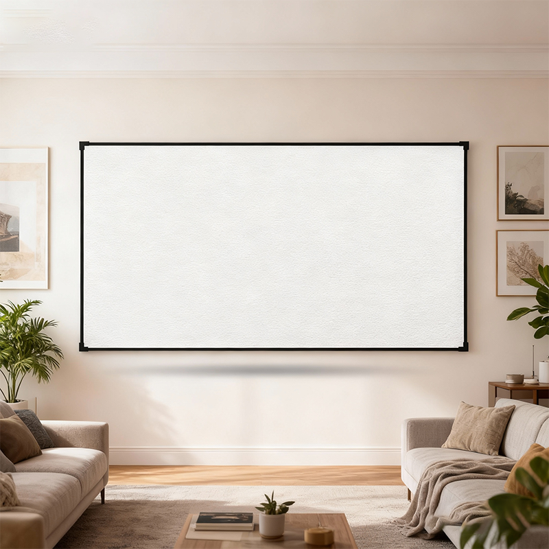 Home Cinema Blanc - Popular Cinema White Projection Screen with