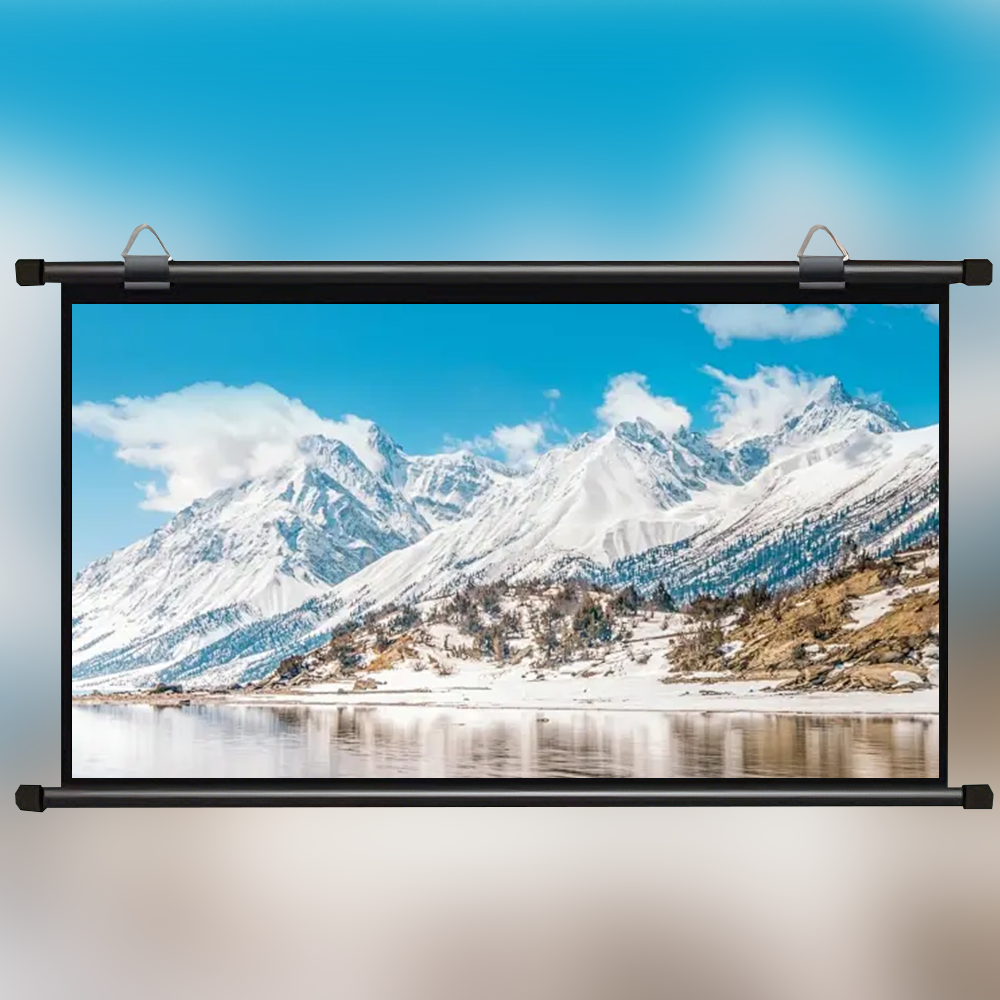 Home Cinema Blanc - 60-inch 16:9 foldable anti-wrinkle washable white