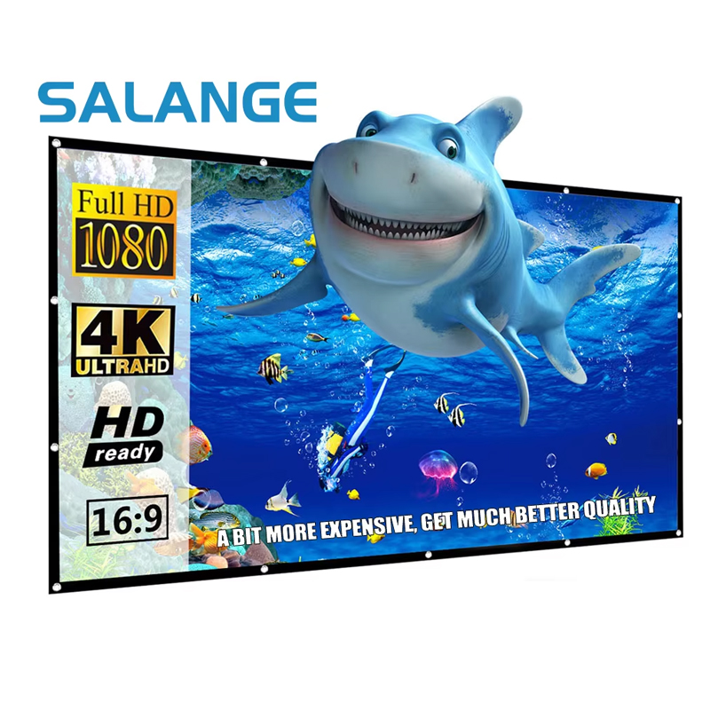 Home Cinema Blanc - Salange Projector Screen 84 /100 /120