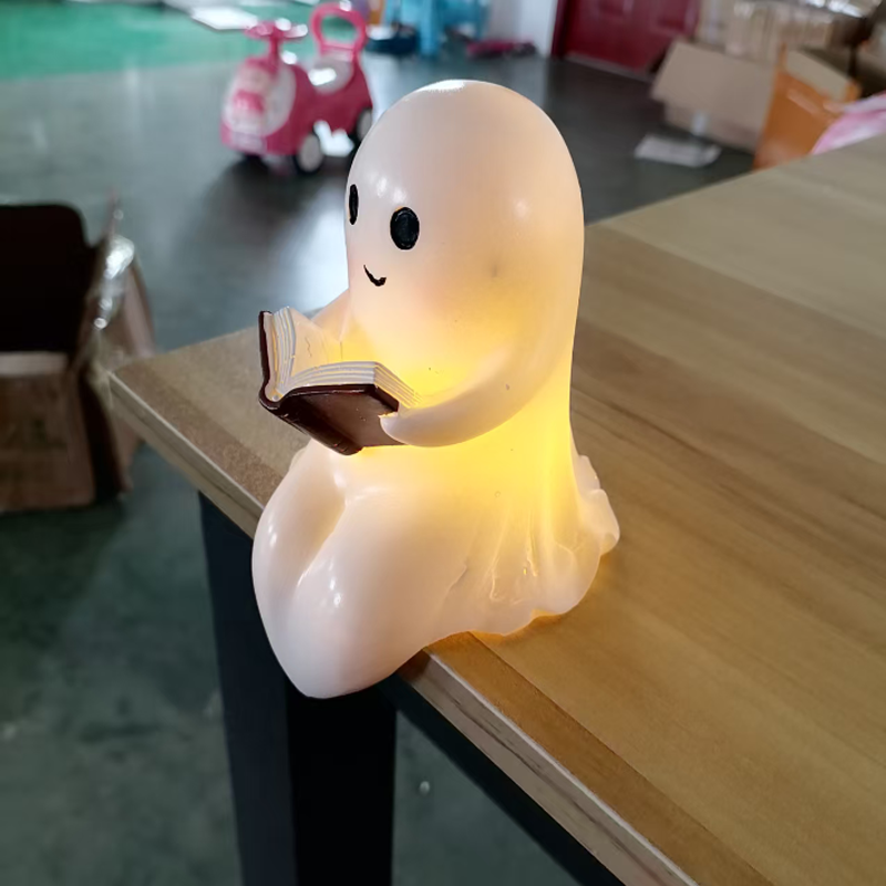 New Cute Ghost Reading Book La - Home Cinema Lighting บทวิจารณ์และราคา
