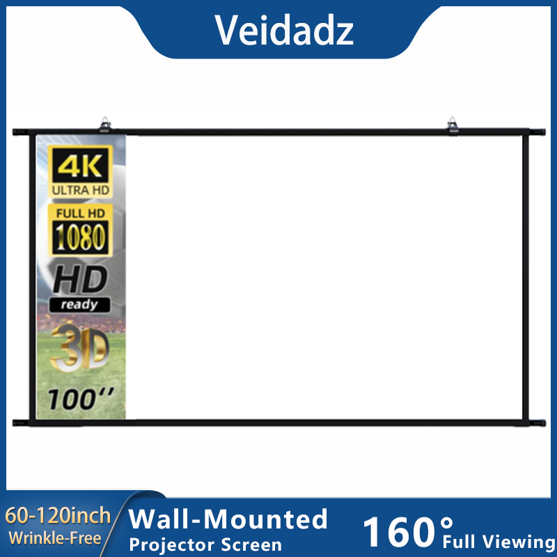VEIDADZ Projector Screen Wall  - Home Cinema Blanc บทวิจารณ์และราคา