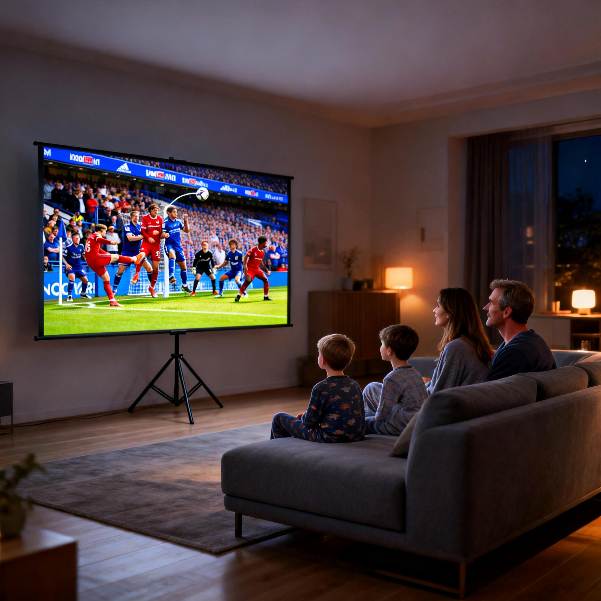 XIAOHUI 4K Projector Screen Wi - Home Cinema Blanc บทวิจารณ์และราคา