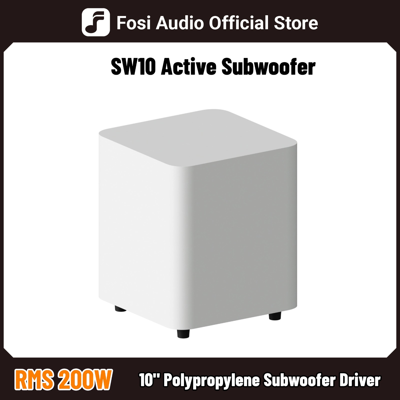 Fosi Audio SW10 Active Subwoof - Home Cinema Subwoofer บทวิจารณ์และราคา