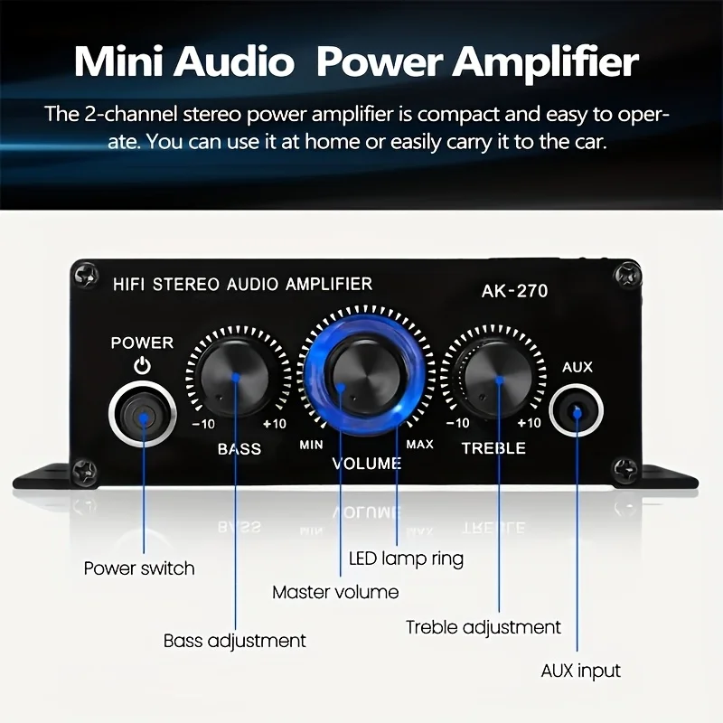 AK-270 HiFi Stereo Amplifier 4 - Home Cinema Marantz บทวิจารณ์และราคา