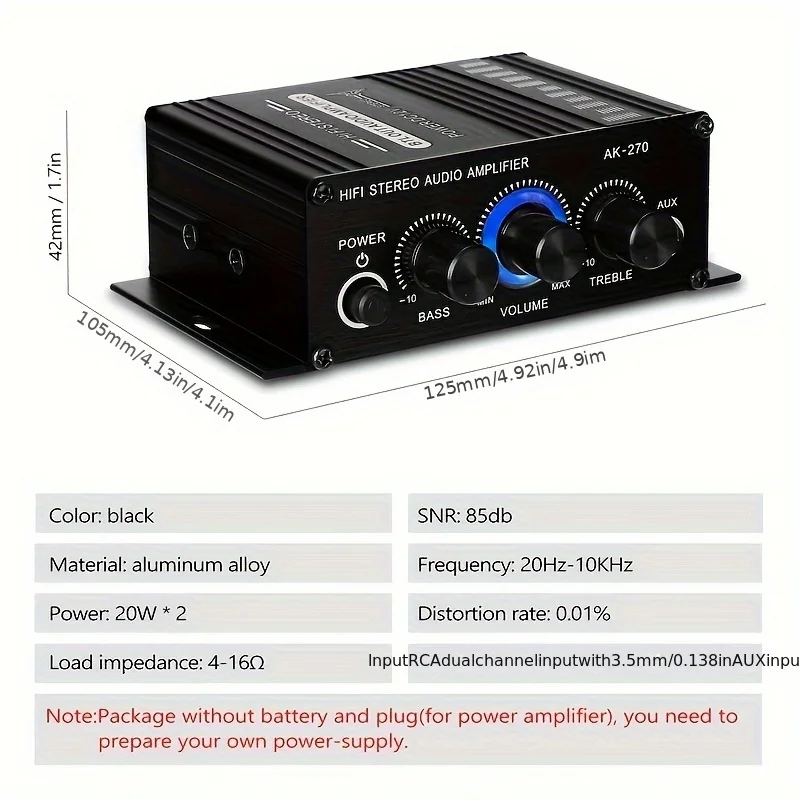 AK-270 HiFi Stereo Amplifier 4 - Home Cinema Marantz บทวิจารณ์และราคา