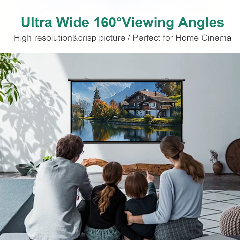 60-inch 16:9 foldable anti-wri - Home Cinema Blanc บทวิจารณ์และราคา