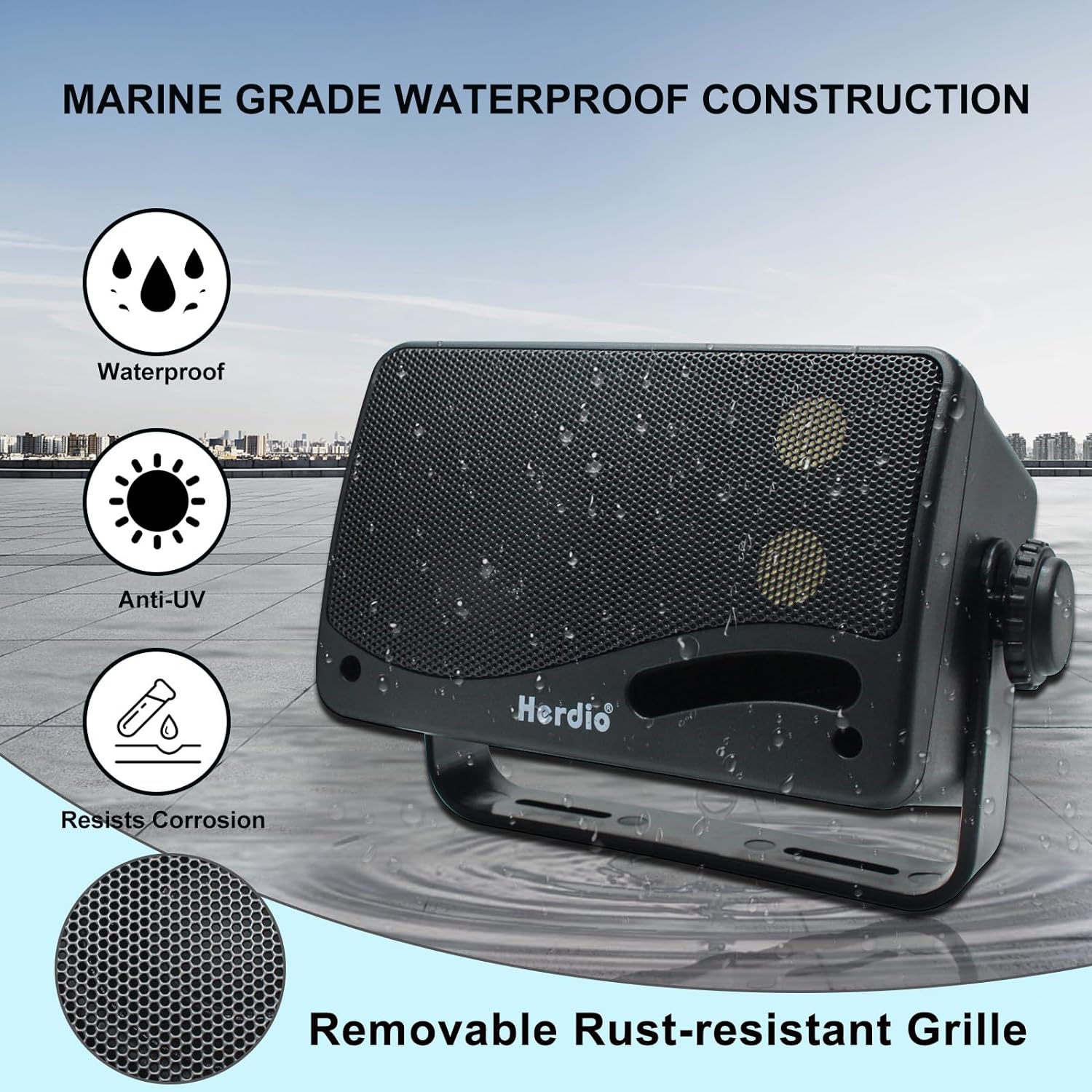 Herdio 200W 3.5” Waterproof Ou - Home Cinema Subwoofer บทวิจารณ์และราคา