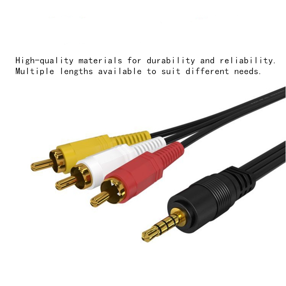 3.5mm to 3 RCA Audio Video Cab - Home Cinema Marantz บทวิจารณ์และราคา