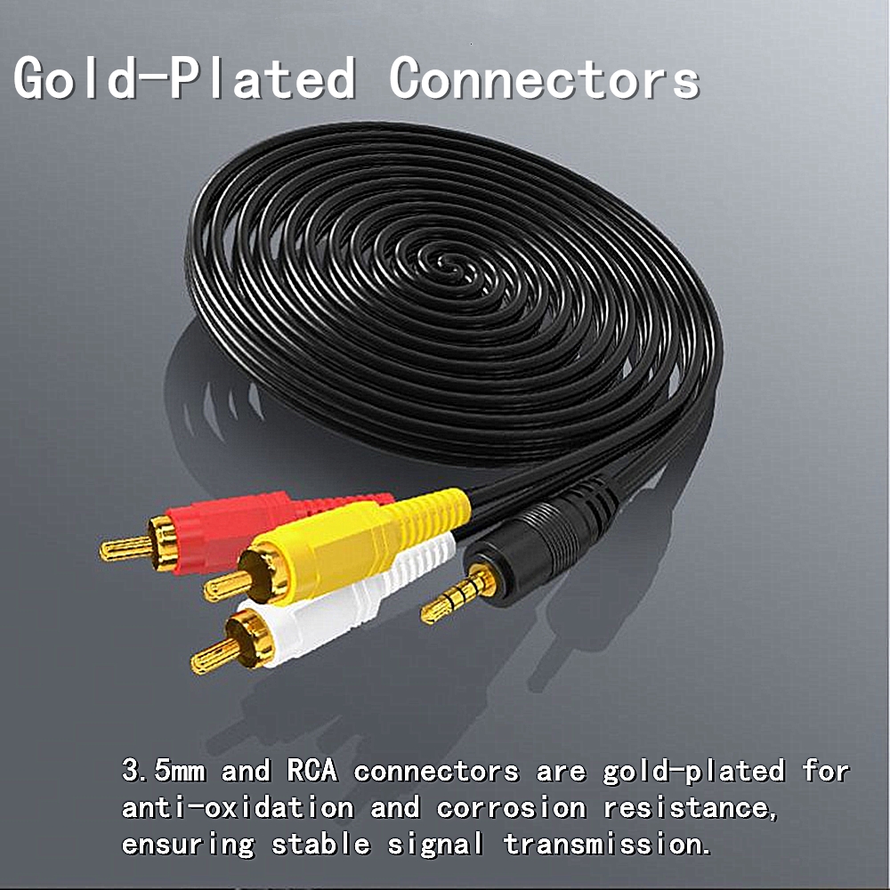 3.5mm to 3 RCA Audio Video Cab - Home Cinema Marantz บทวิจารณ์และราคา