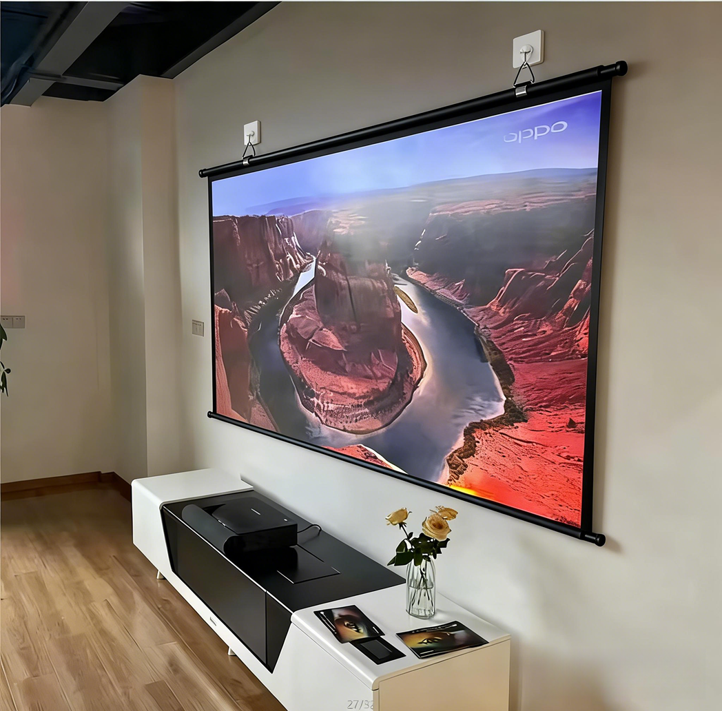 XIAOHUI Projector Screen Wall  - Home Cinema Blanc บทวิจารณ์และราคา