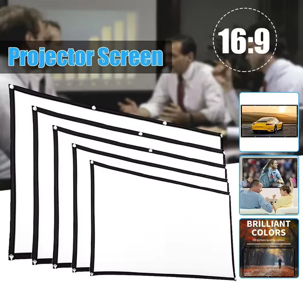16:9 Simple Projector Curtain  - Home Cinema Blanc บทวิจารณ์และราคา