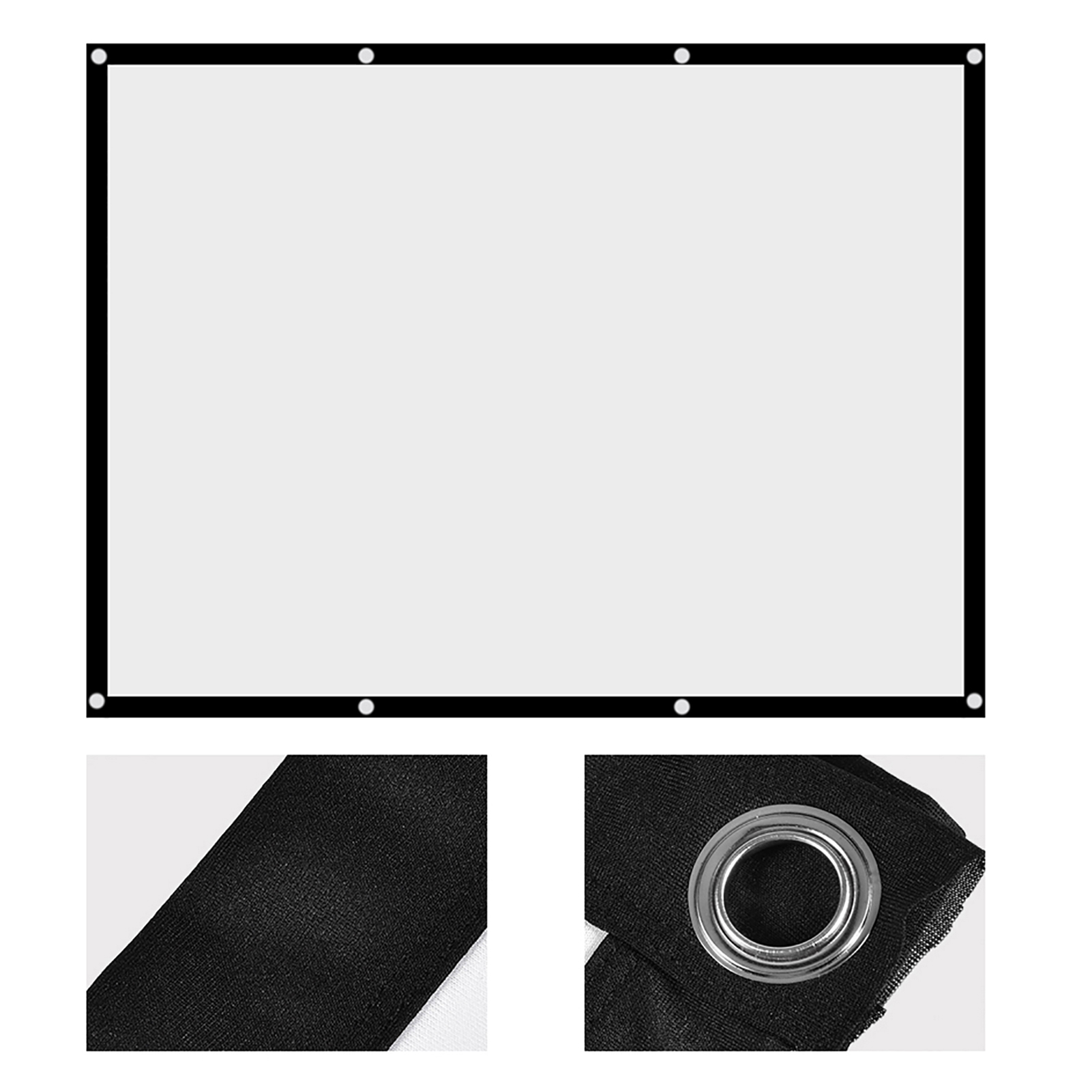 Universal Portable Foldable No - Home Cinema Blanc บทวิจารณ์และราคา