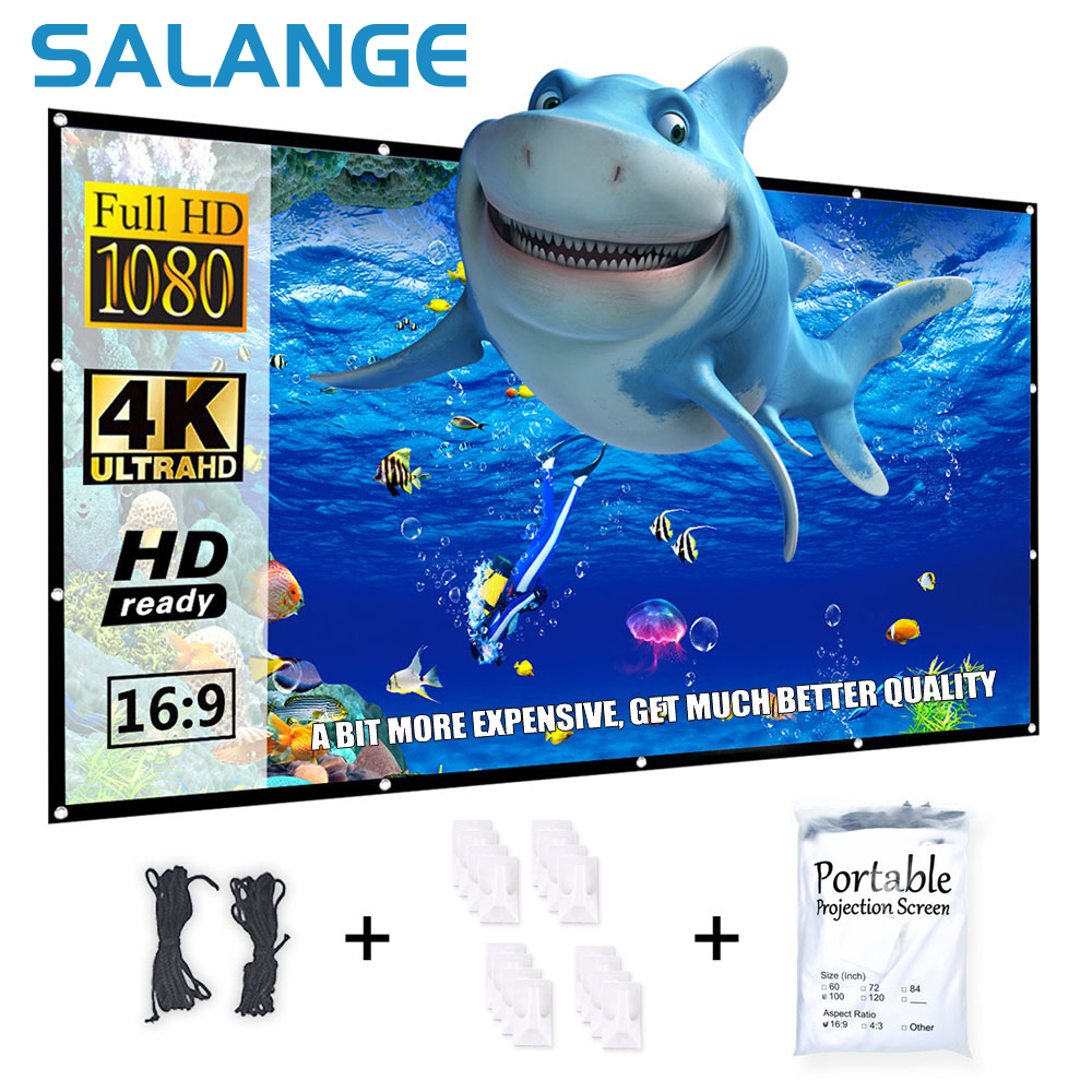 Salange Projector Screen 100 i - Home Cinema Blanc บทวิจารณ์และราคา