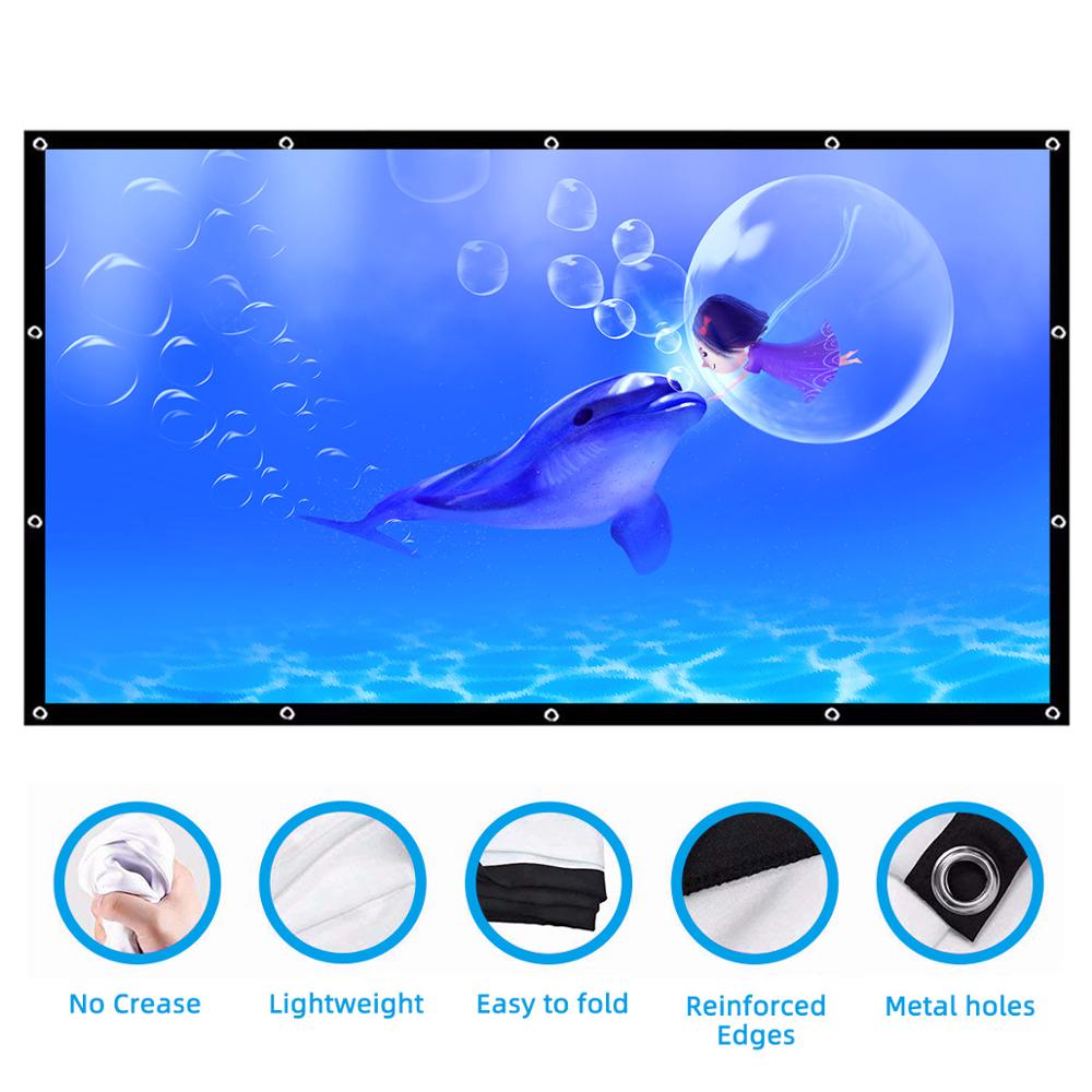 Salange Projector Screen 100 i - Home Cinema Blanc บทวิจารณ์และราคา