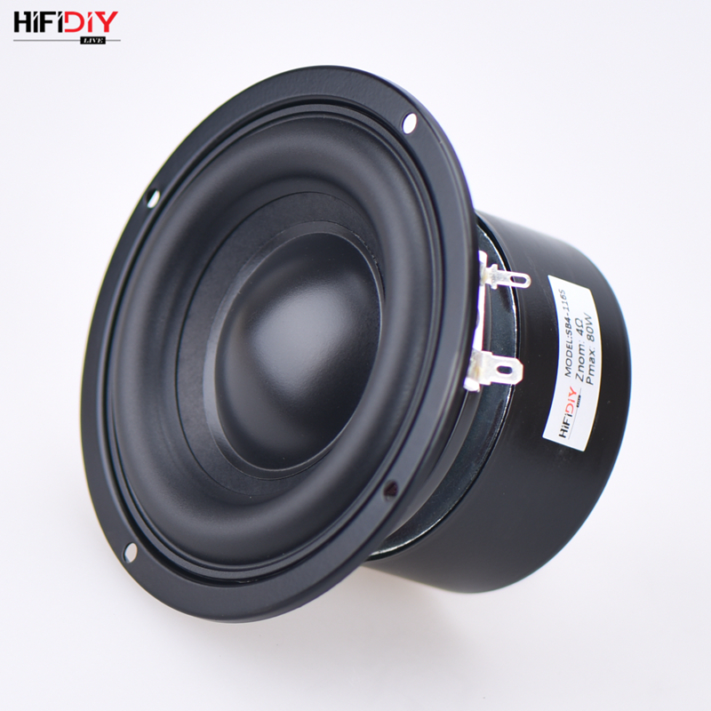 HIFIDIY AUDIO 4.5 inch 80W Rou - Home Cinema Subwoofer บทวิจารณ์และราคา